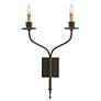 1_Currey & Company Highlight 20"H Bronze Gold 2-Light Sconce