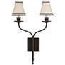 4_Currey & Company Highlight 20"H Bronze Gold 2-Light Sconce more views