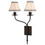 5_Currey & Company Highlight 20"H Bronze Gold 2-Light Sconce more views