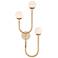 Currey & Company Highsmith 36"H Brass 3-Light Wall Sconce