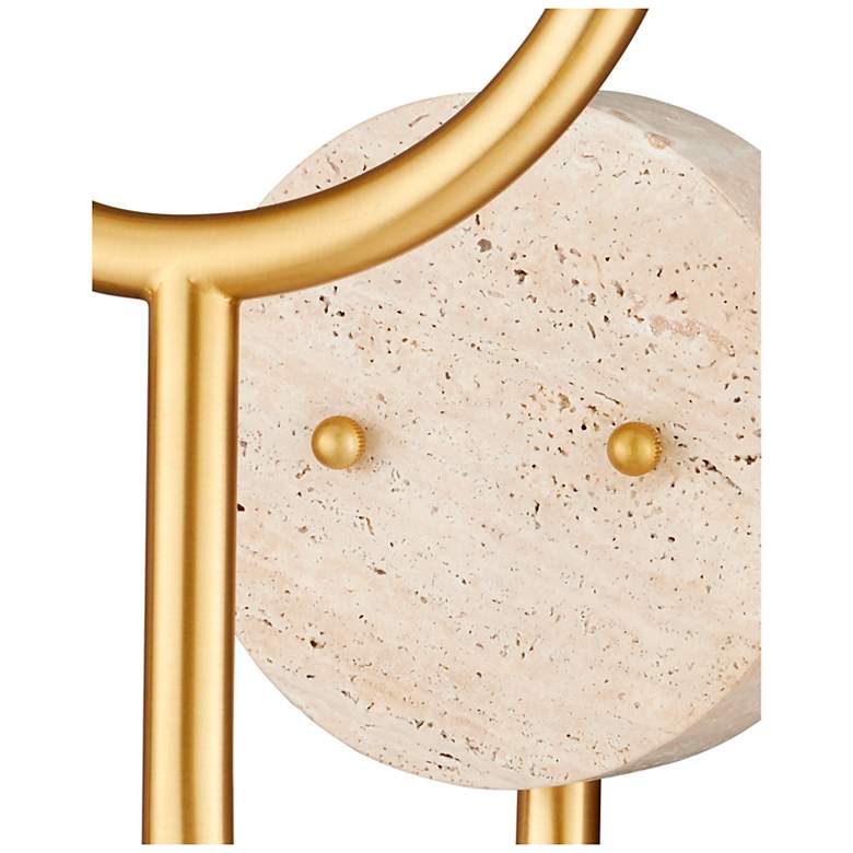 Image 2 Currey & Company Highsmith 36"H Brass 3-Light Wall Sconce more views