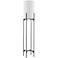 Currey and Company Holland Matte Black Metal Floor Lamp