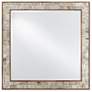 Currey &amp; Company Hyson Natural Horn 26" Square Wall Mirror