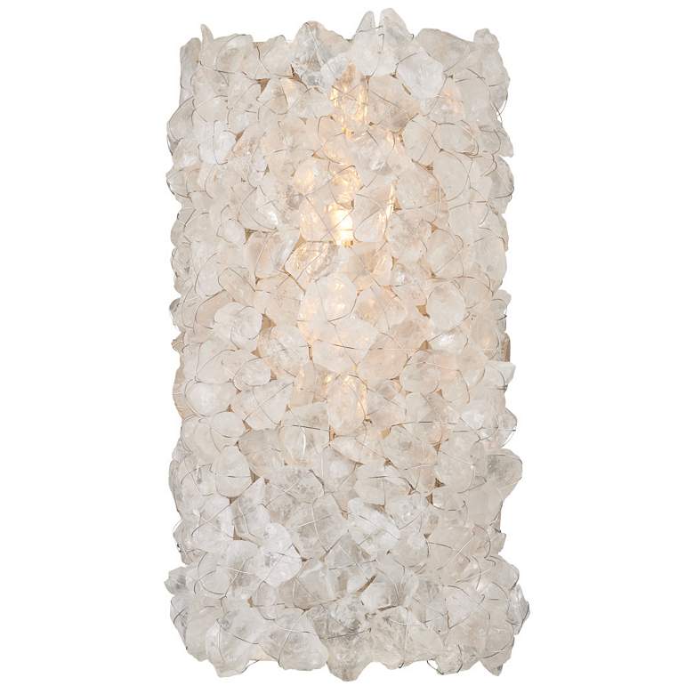 Image 1 Currey & Company Iconoclast 1-Light Rock Crystal Wall Sconce