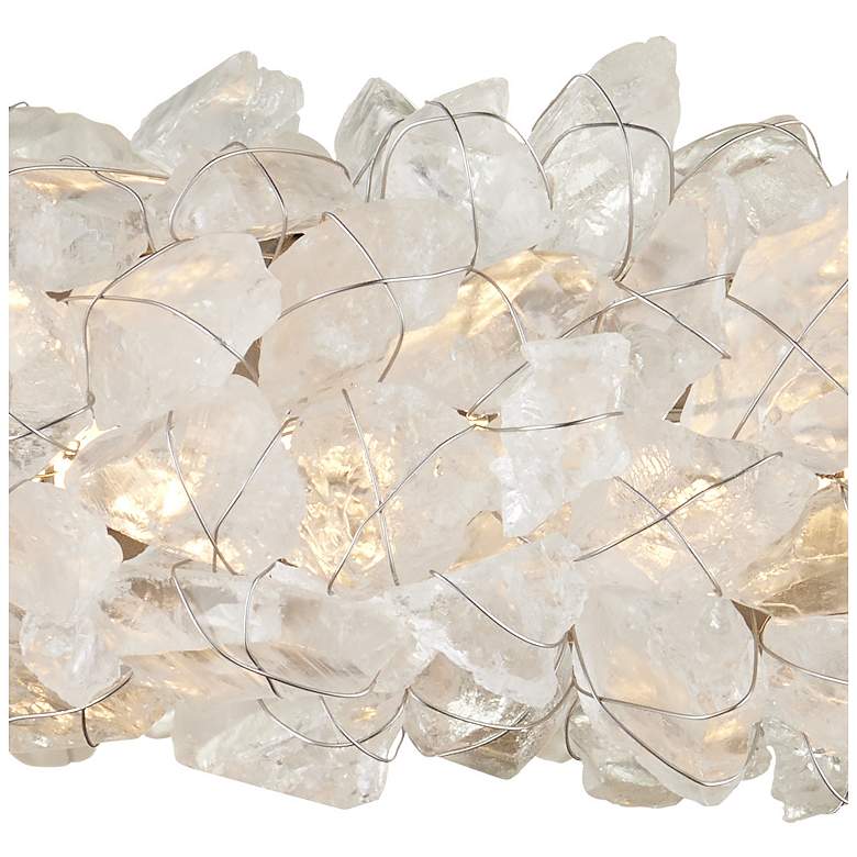 Image 2 Currey & Company Iconoclast 32" Rock Crystal LED Chandelier more views