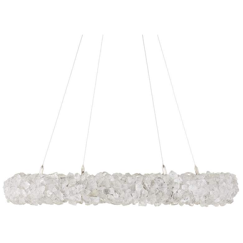 Image 5 Currey & Company Iconoclast 32" Rock Crystal LED Chandelier more views