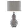 Currey &amp; Company Idyll Gray and Blue Porcelain Table Lamp