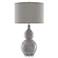 Currey & Company Idyll Gray and Blue Porcelain Table Lamp