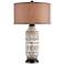 Currey and Company Intarsia Brown Terracotta Table Lamp