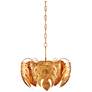 Currey &amp; Company Irvin 19" Wide Gold Pendant Chandelier