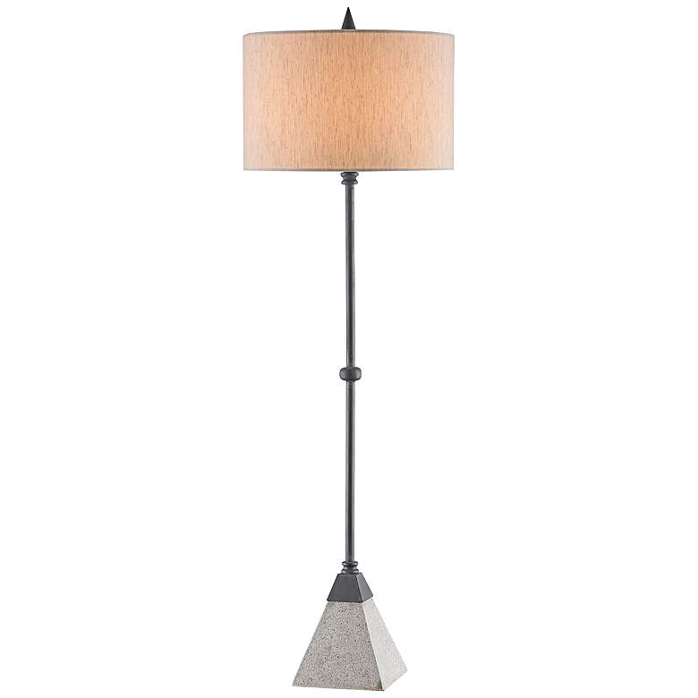Image 1 Currey and Company Irwin Blacksmith Wrought Iron Table Lamp