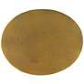 4_Currey & Company Ishaan 13" Wide Antique Brass Accent Table more views