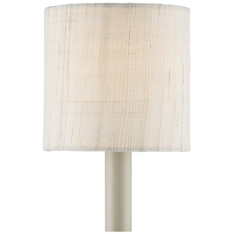 Image 1 Currey & Company Ivory Drum Chandelier Shade 5x5x5 (Clip-On)
