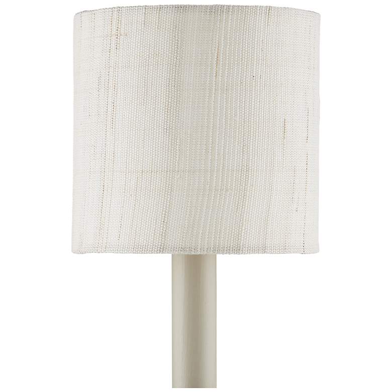Image 2 Currey & Company Ivory Drum Chandelier Shade 5x5x5 (Clip-On) more views