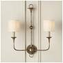 Thumbnail3 of Currey & Company Ivory Drum Chandelier Shade 5x5x5 (Clip-On) more views