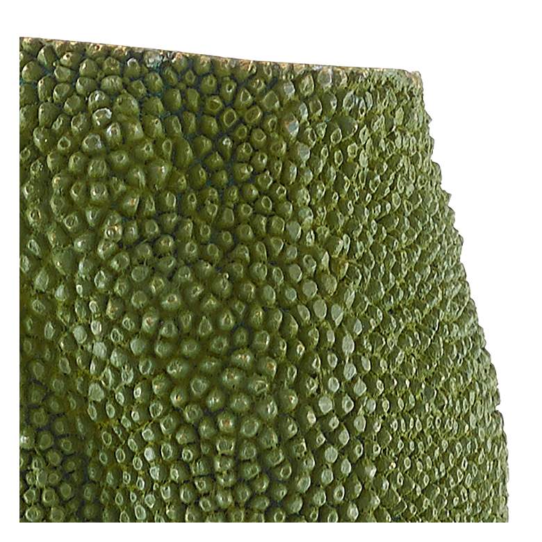 Image 2 Currey & Company Jackfruit Green and Gold 6 3/4" High Vase more views