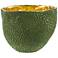 Currey & Company Jackfruit Green and Gold 8 1/4" Wide Vase
