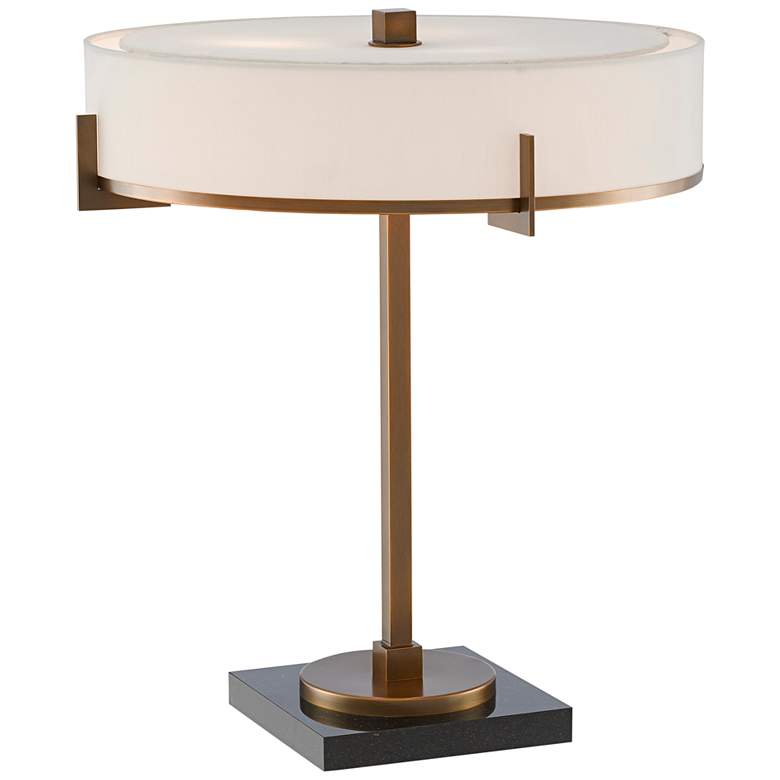 Image 2 Currey &amp; Company Jacobi Antique Brass Accent Table Lamp