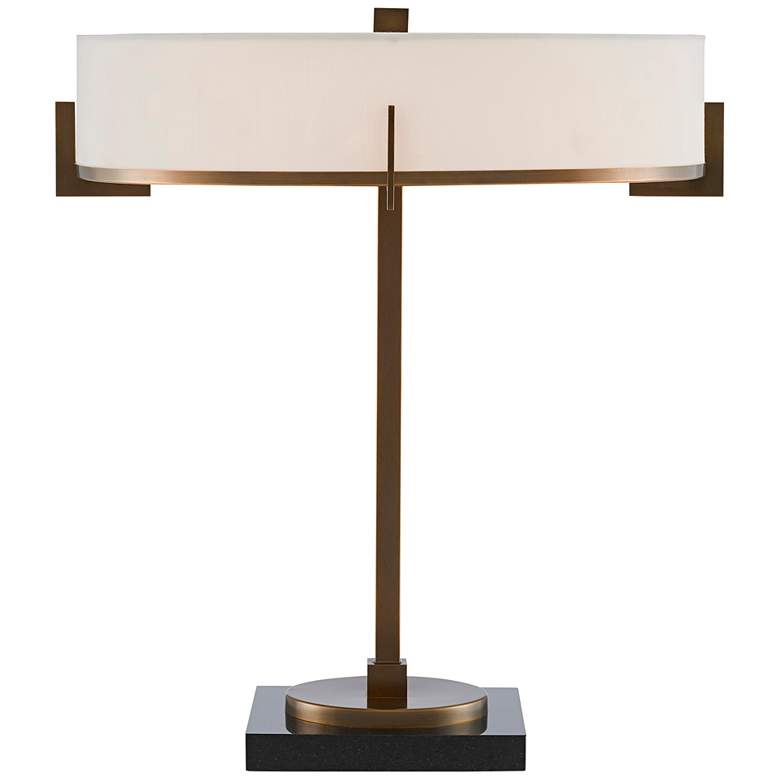 Image 5 Currey & Company Jacobi Antique Brass Accent Table Lamp more views