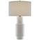 Currey & Company Janeen 30 3/4" White Terracotta Table Lamp