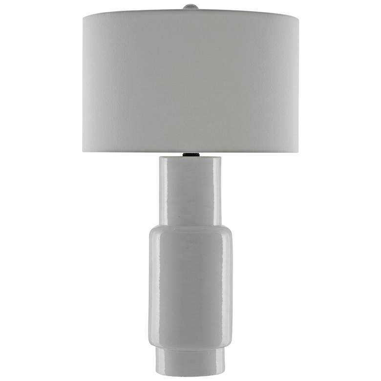 Image 2 Currey & Company Janeen 30 3/4" White Terracotta Table Lamp more views