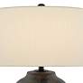 Currey &amp; Company Juste Matte Black and Brown Table Lamp