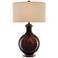 Currey and Company Kea Root Beer Crackled Glass Table Lamp