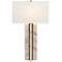 Currey & Company Khalil 32 1/2" High Marble and Brass Table Lamp