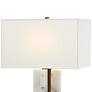 Currey &amp; Company Khalil Marble and Brass Table Lamp