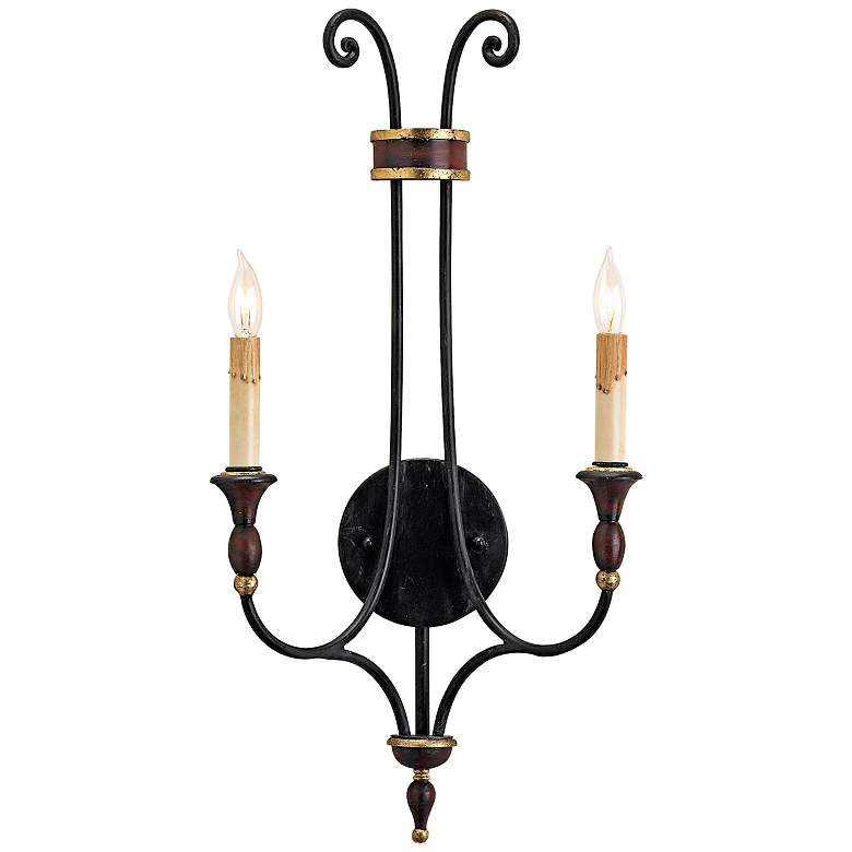 Image 1 Currey and Company Kildare 26 inch High 2-Light Wall Sconce