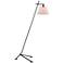 Currey & Company Kiowa 53" Satin Black Slanted Tripod Floor Lamp