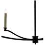 2_Currey & Company Knole 49"W French Black 4-Light Chandelier more views