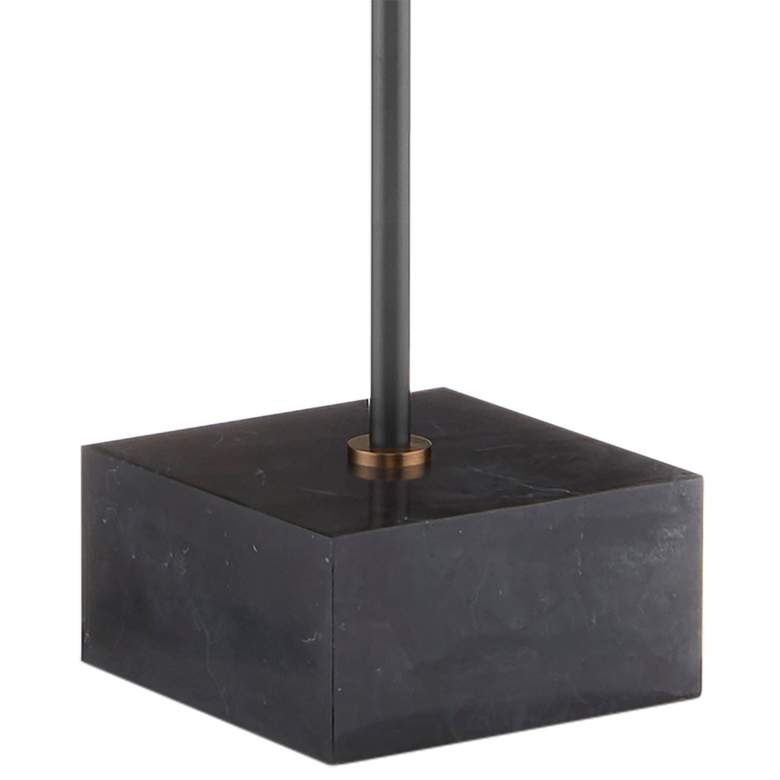 Image 4 Currey & Company La Rue 58" Brass Mushroom Dome Floor Lamp more views