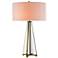 Currey & Company Lamont 30" Brass and Crystal Modern Table Lamp