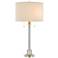 Currey and Company Larsa Clear and Antique Brass Table Lamp