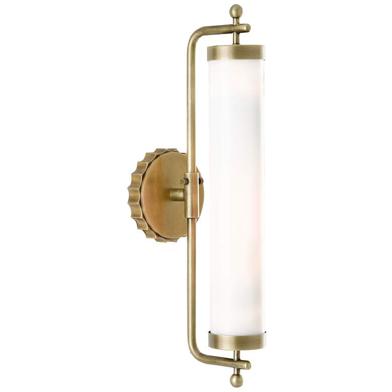 Image 1 Currey & Company Latimer Brass 1-Light Wall Sconce