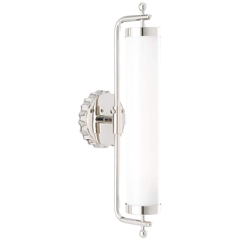 Image 1 Currey & Company Latimer Nickel 1-Light Wall Sconce