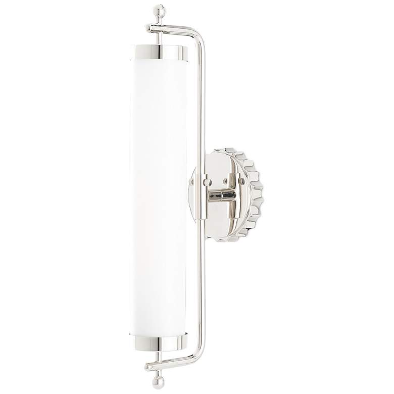 Image 2 Currey & Company Latimer Nickel 1-Light Wall Sconce more views