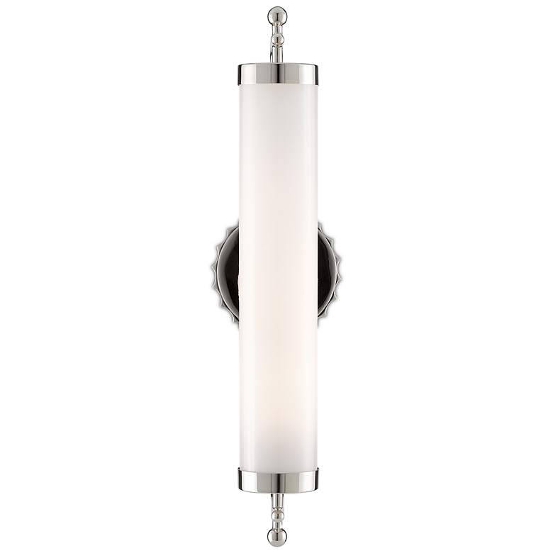 Image 3 Currey & Company Latimer Nickel 1-Light Wall Sconce more views