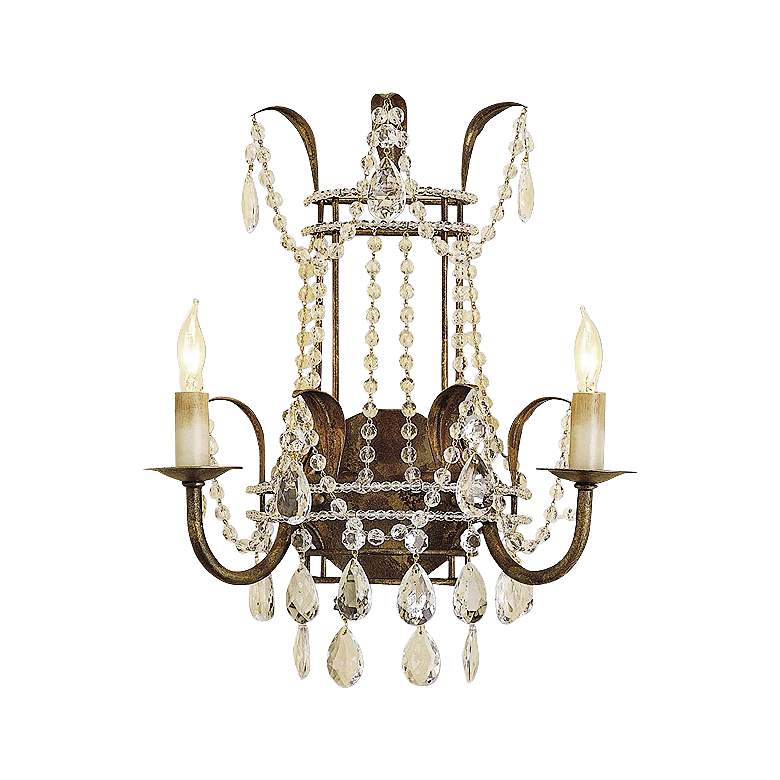 Image 1 Currey and Company Laureate 14 inch High Gold Wall Sconce