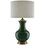 Currey &amp; Company Lilou 31 1/2" High Green Ceramic Vase Table Lamp