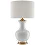 2_Currey & Company Lilou 31 1/2" White Ceramic Vase Table Lamp