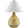 Currey and Company Lincroft Gold Mercury Glass Table Lamp