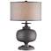 Currey and Company Lino Antique Gray Metal Table Lamp