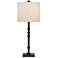 Currey and Company Lohn Mole Black Iron Table Lamp