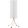 Currey & Company London Ivory Metal Table Lamp