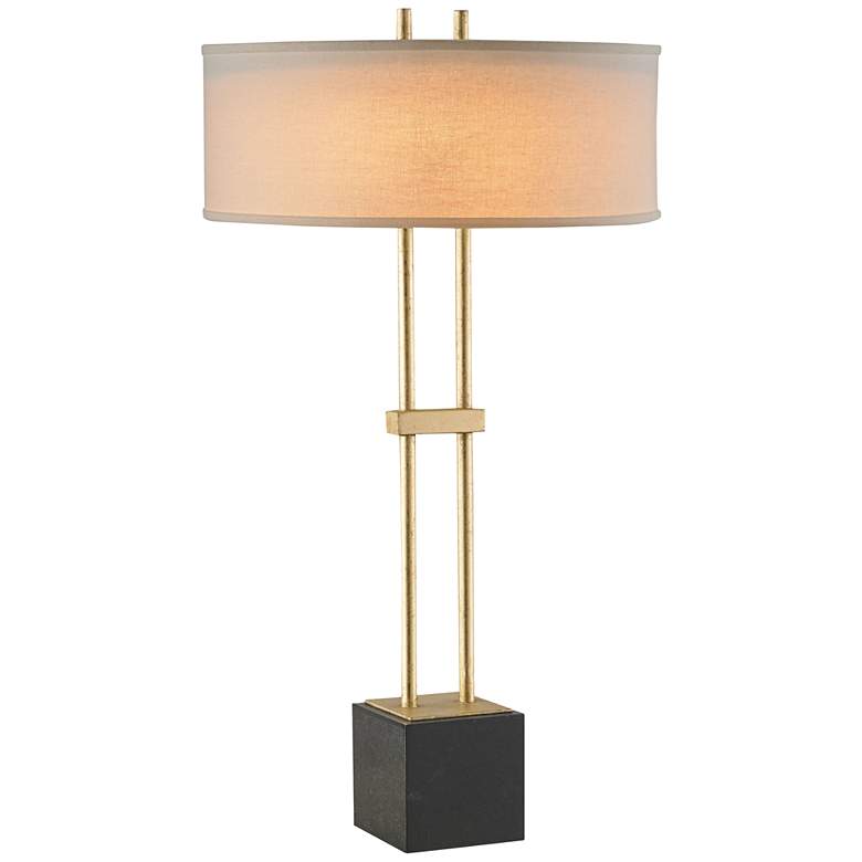 Image 1 Currey and Company Longferry Dutch Gold Metal Table Lamp