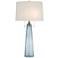 Currey and Company Looke Pale Blue Glass Table Lamp
