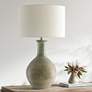 1_Currey & Company Loro 30 1/2" Moss Green Gold Ceramic Table Lamp