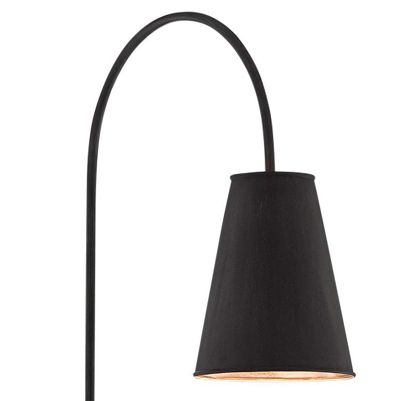 Image 4 Currey & Company Lotz 65" Metal and Concrete Modern Arc Floor Lamp more views